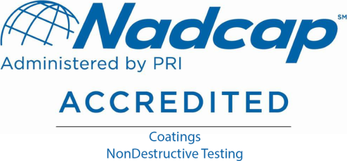 Nadcap accredited for coatings and non destructive testing